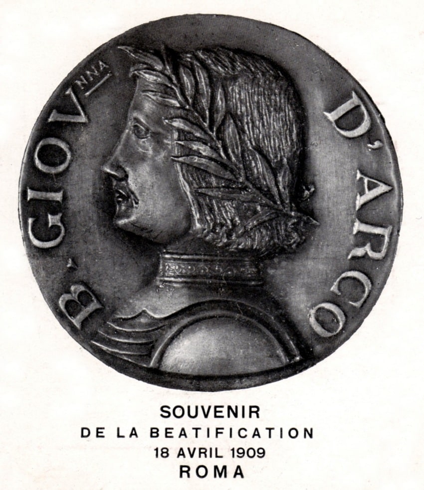 Jeanne d'Arc souvenir de béatification 1909