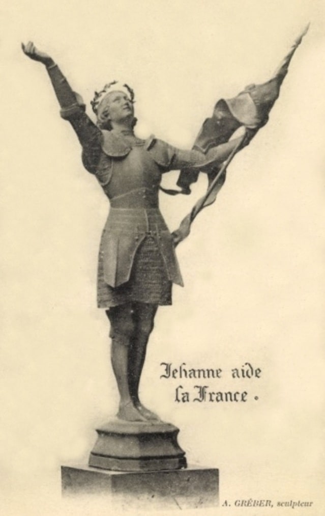 Jehanne aide la France, statue de Jeanne d'Arc par Gréber