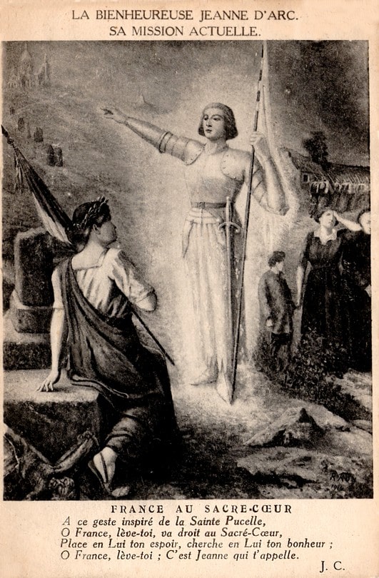 Jeanne d'Arc la France au Sacré-CœurJeanne d'Arc la France au Sacré-Cœur
